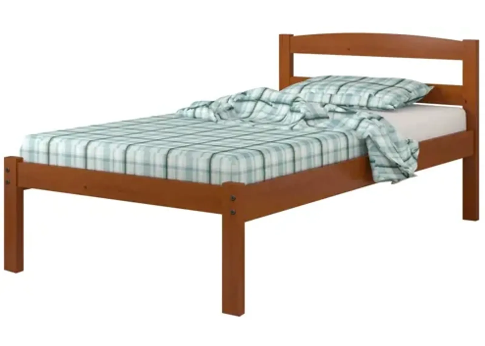 Econo Scandinavian Bed in Espresso by Donco Trading