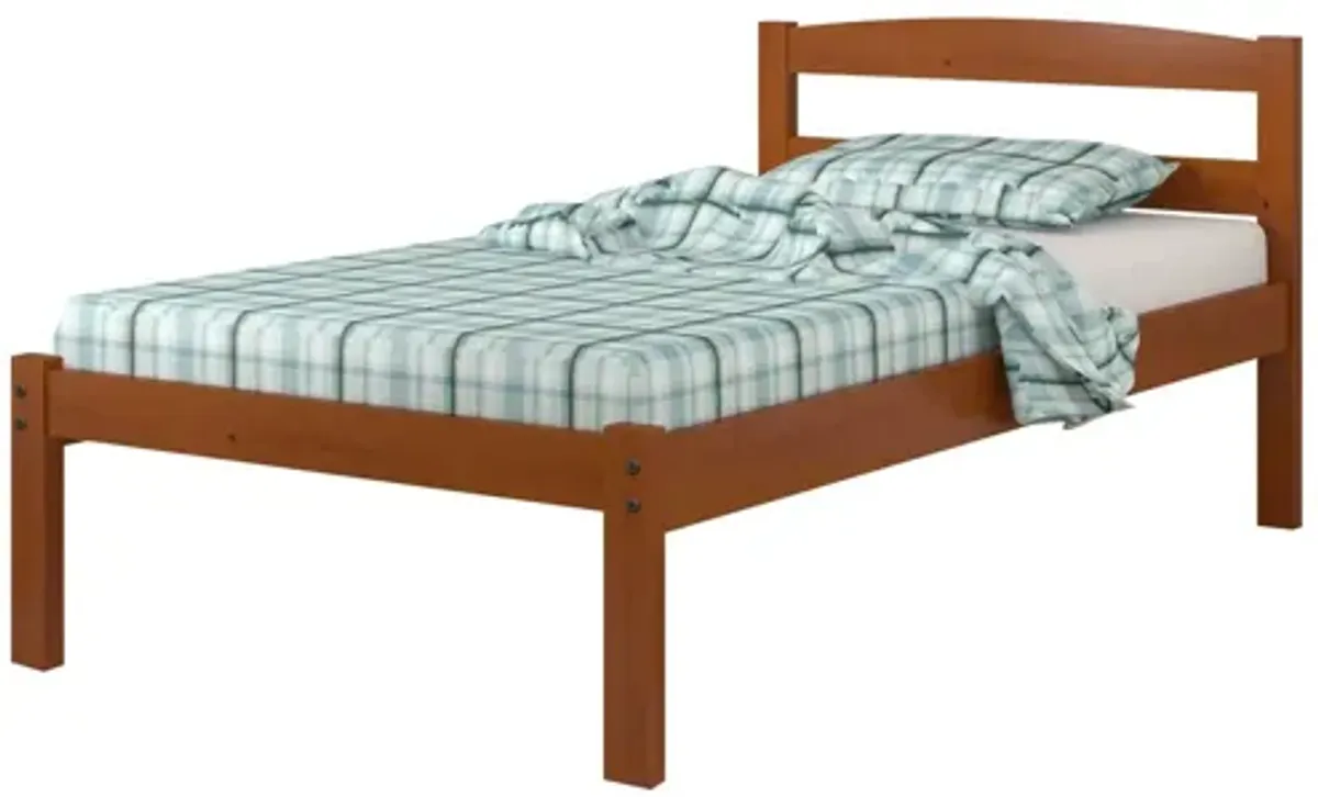 Econo Scandinavian Bed in Espresso by Donco Trading