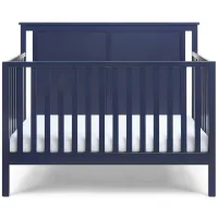 Connelly 4-in-1 Convertible Crib in Midnight Blue/Vintage Walnut by Heritage Baby