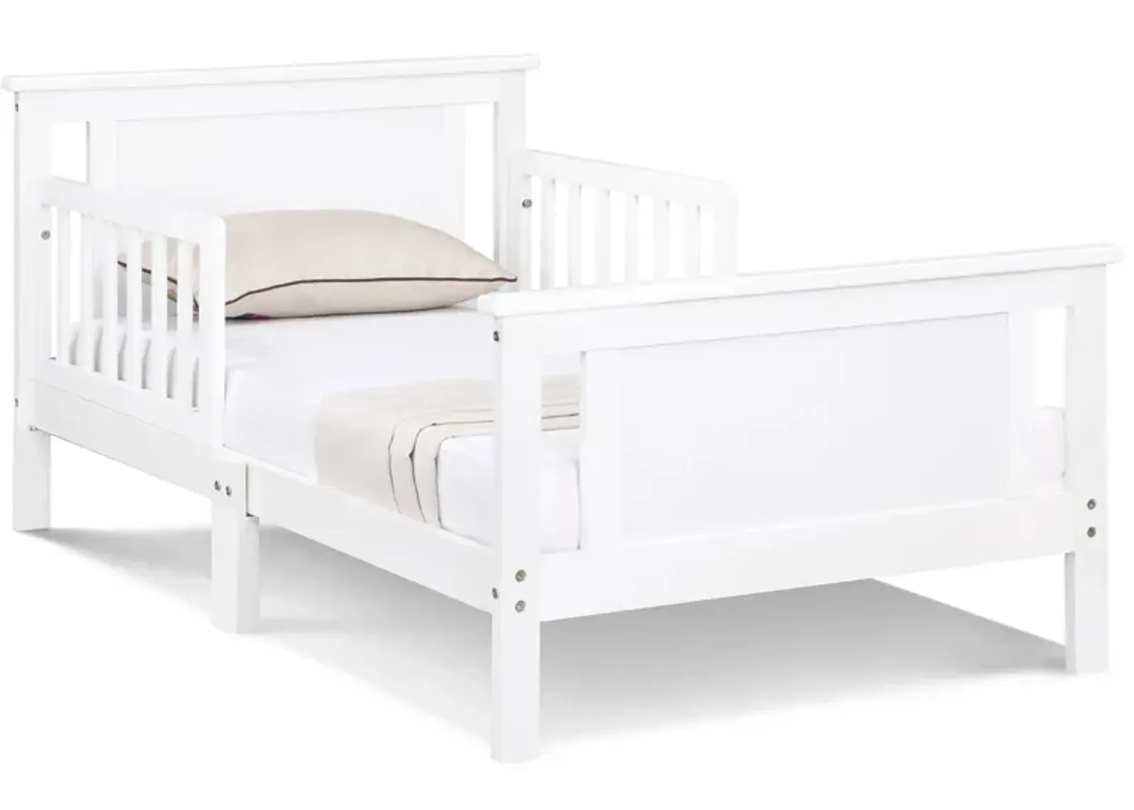 Connelly Toddler Bed in White/Rockport Gray by Heritage Baby