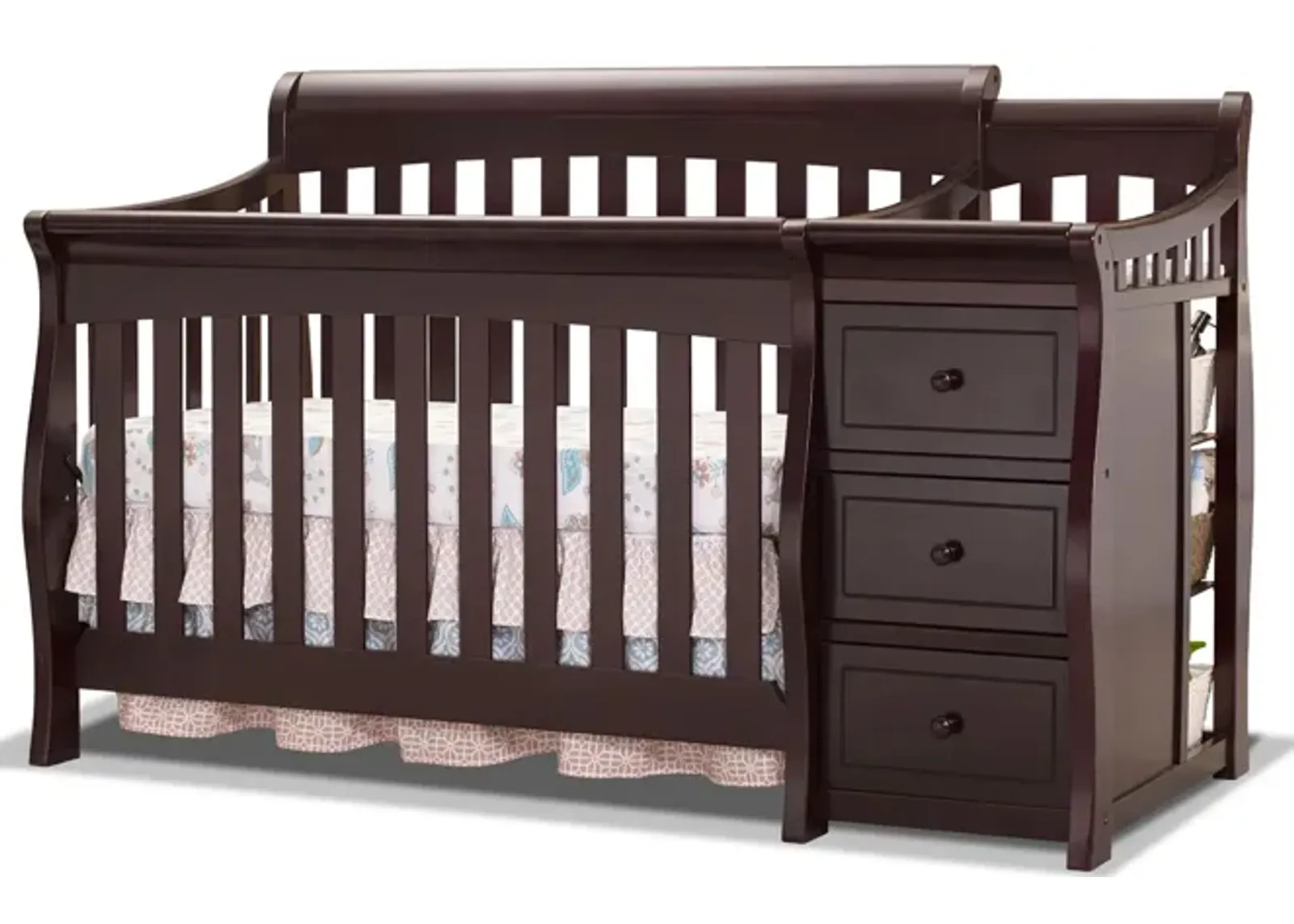 Princeton Elite Crib & Changer in Espresso by Sorelle Furniture