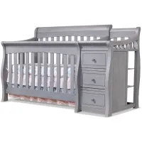 Princeton Elite Crib & Changer in Weathered Gray by Sorelle Furniture