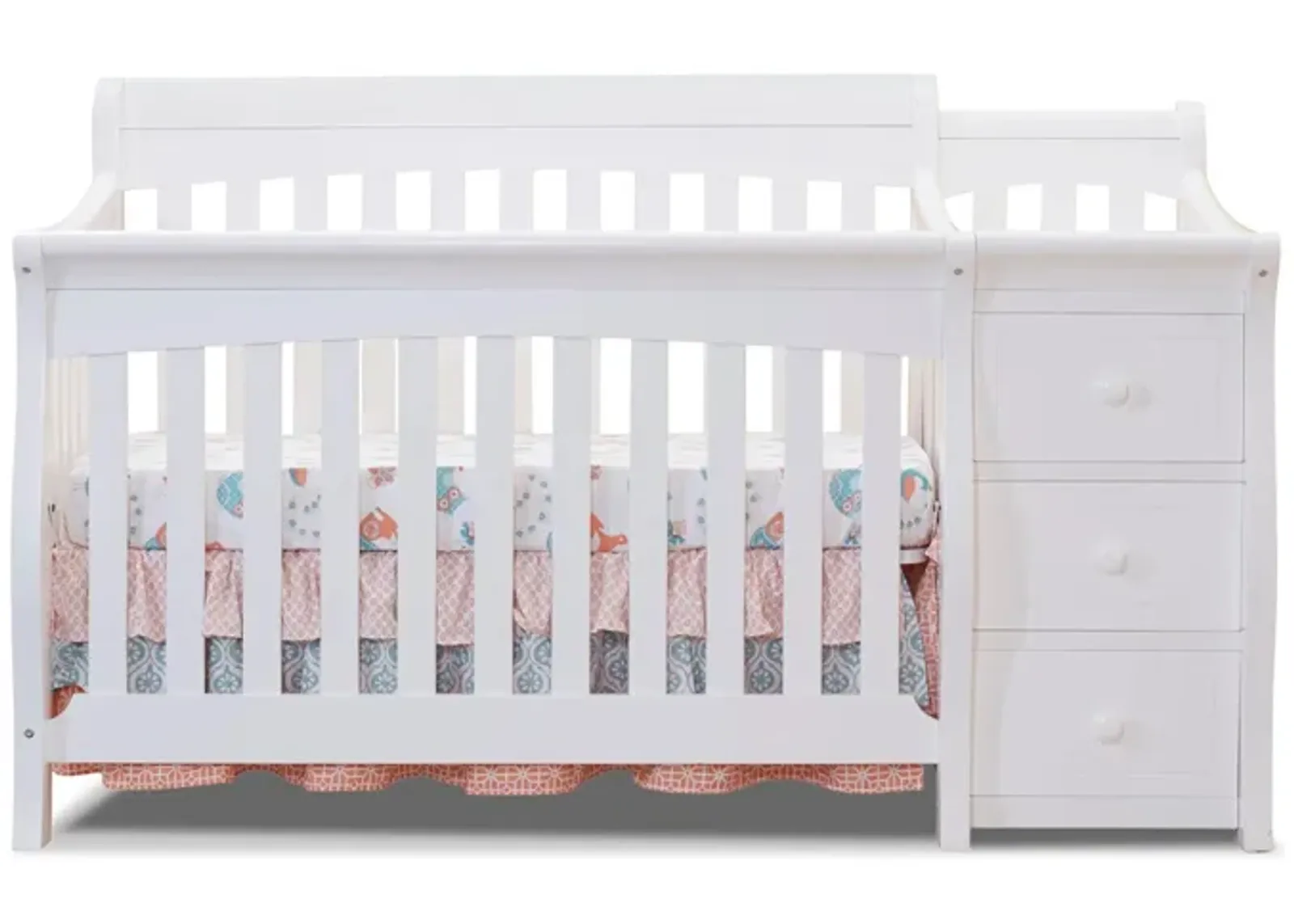 Princeton Elite Crib & Changer in White by Sorelle Furniture