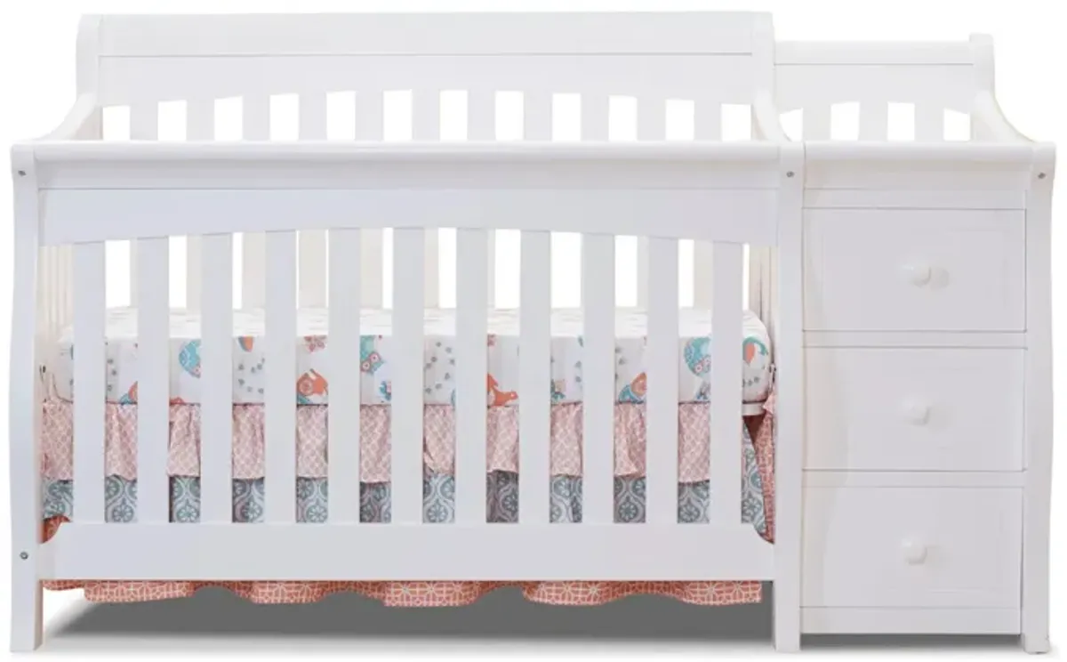 Princeton Elite Crib & Changer in White by Sorelle Furniture