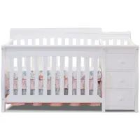Princeton Elite Crib & Changer in White by Sorelle Furniture