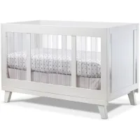 Uptown Acrylic Crib in White by Sorelle Furniture