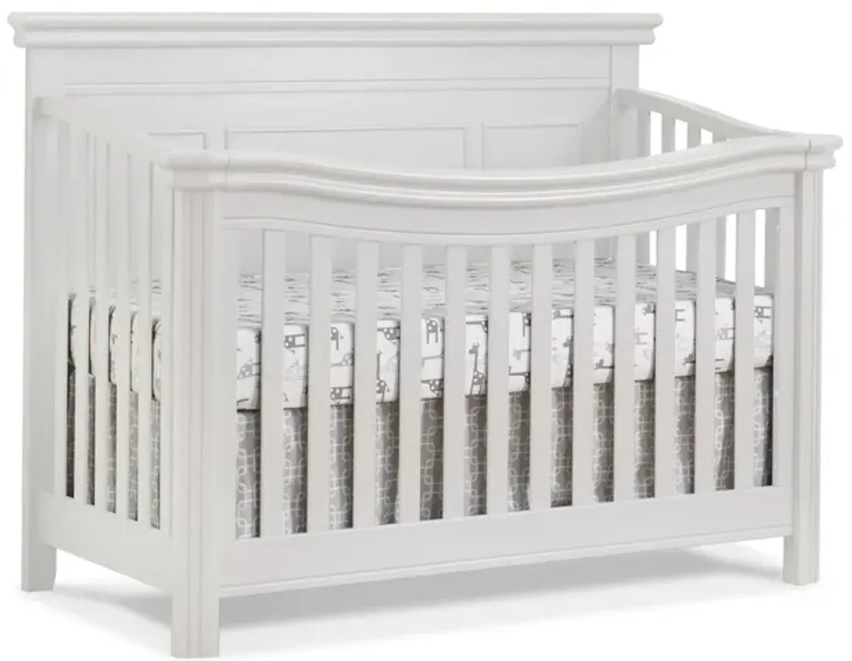 Finley Lux Flat Top Crib in White by Sorelle Furniture