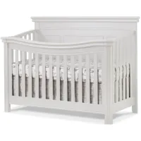 Finley Lux Flat Top Crib in White by Sorelle Furniture
