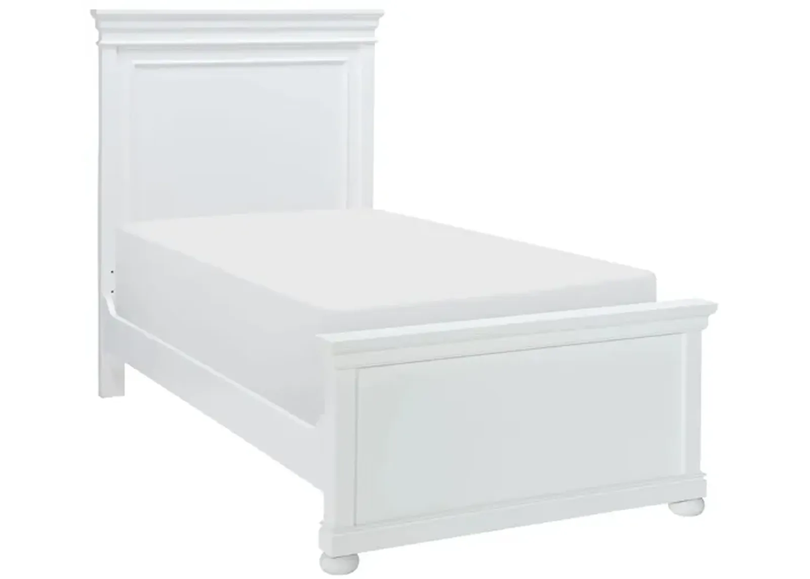 Canterbury Panel Bed in Natural White by Legacy Classic Furniture