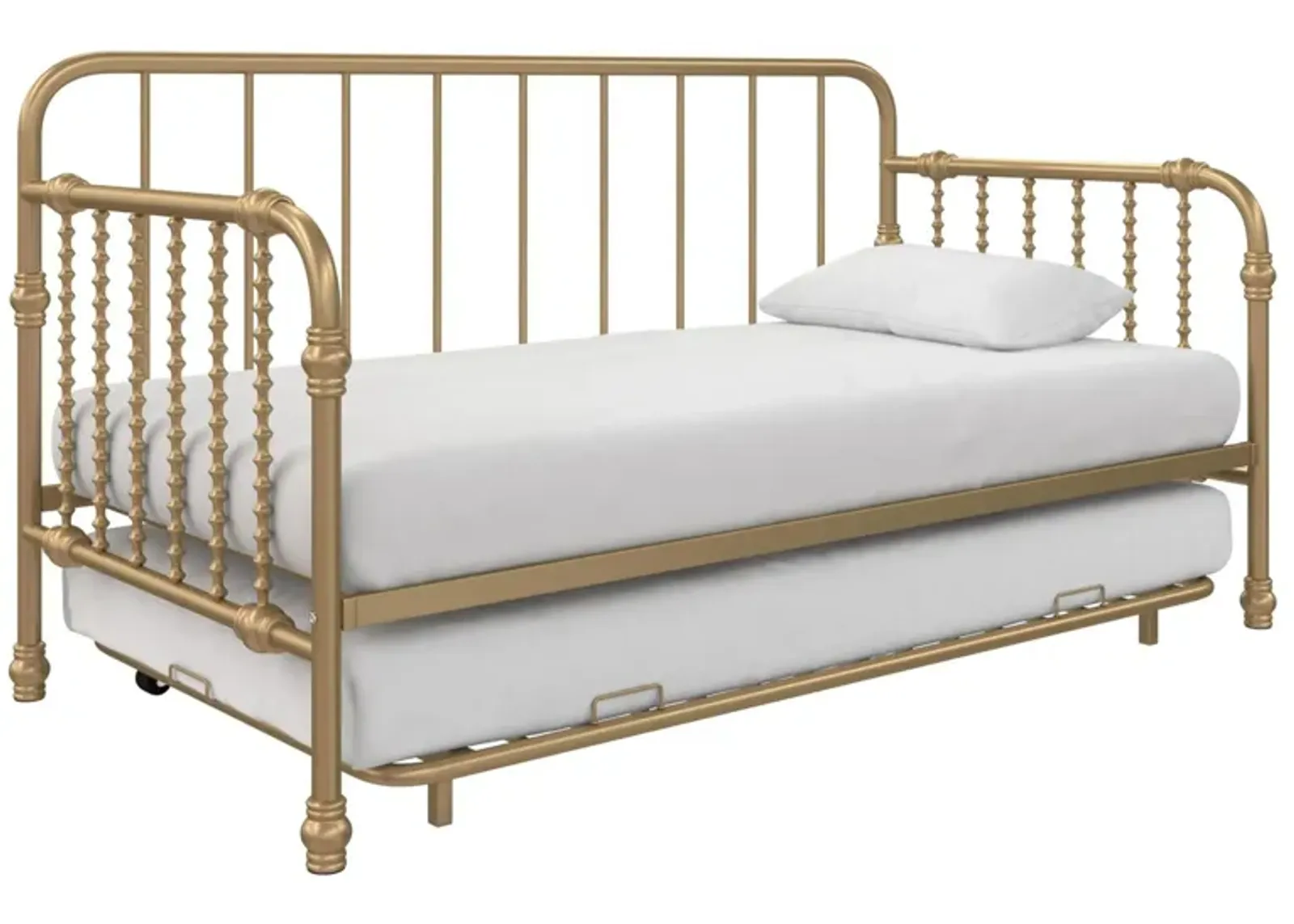 Little Seeds Monarch Hill Wren Metal Daybed with Trundle in Gold by DOREL HOME FURNISHINGS