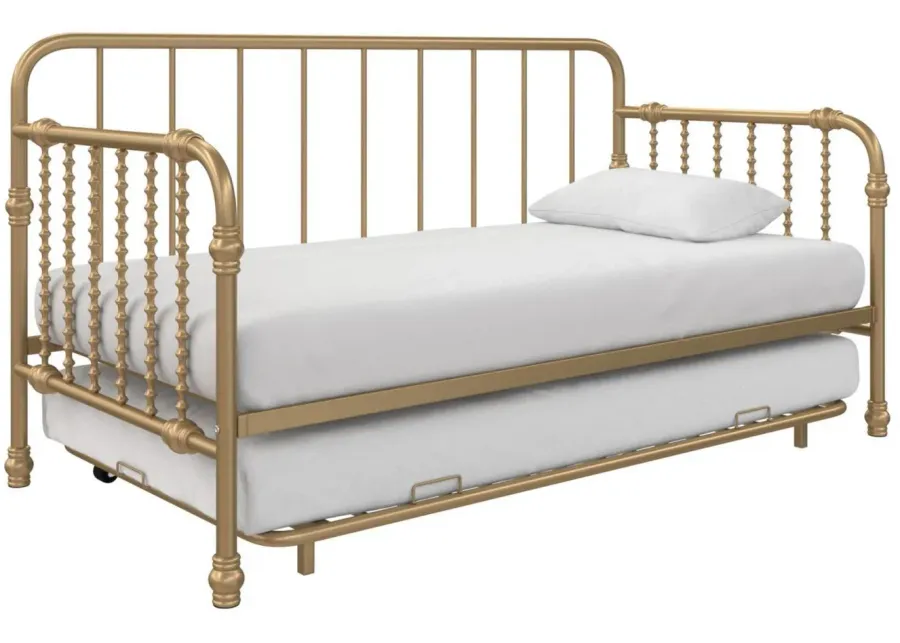 Little Seeds Monarch Hill Wren Metal Daybed with Trundle in Gold by DOREL HOME FURNISHINGS