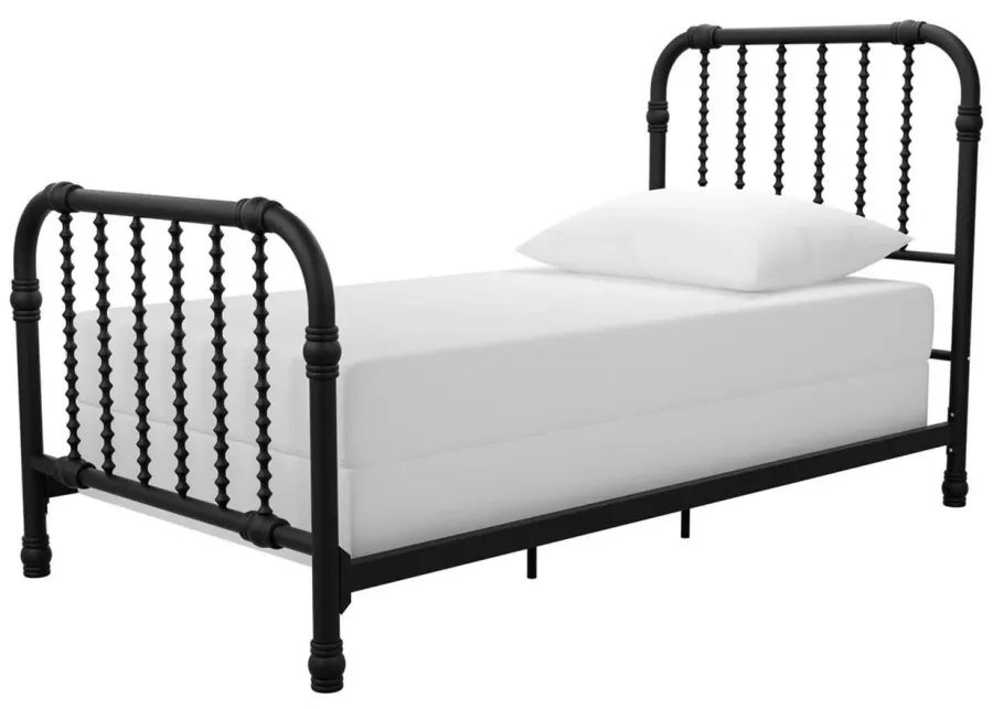 Little Seeds Monarch Hill Wren Metal Bed in Black by DOREL HOME FURNISHINGS