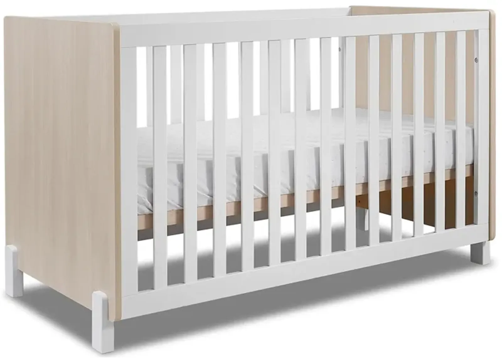 Pannello Crib in Nebbia and White by Sorelle Furniture