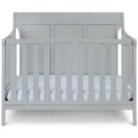 Shailee 4-in-1 Convertible Crib in Gray by Heritage Baby