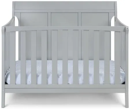 Shailee 4-in-1 Convertible Crib in Gray by Heritage Baby