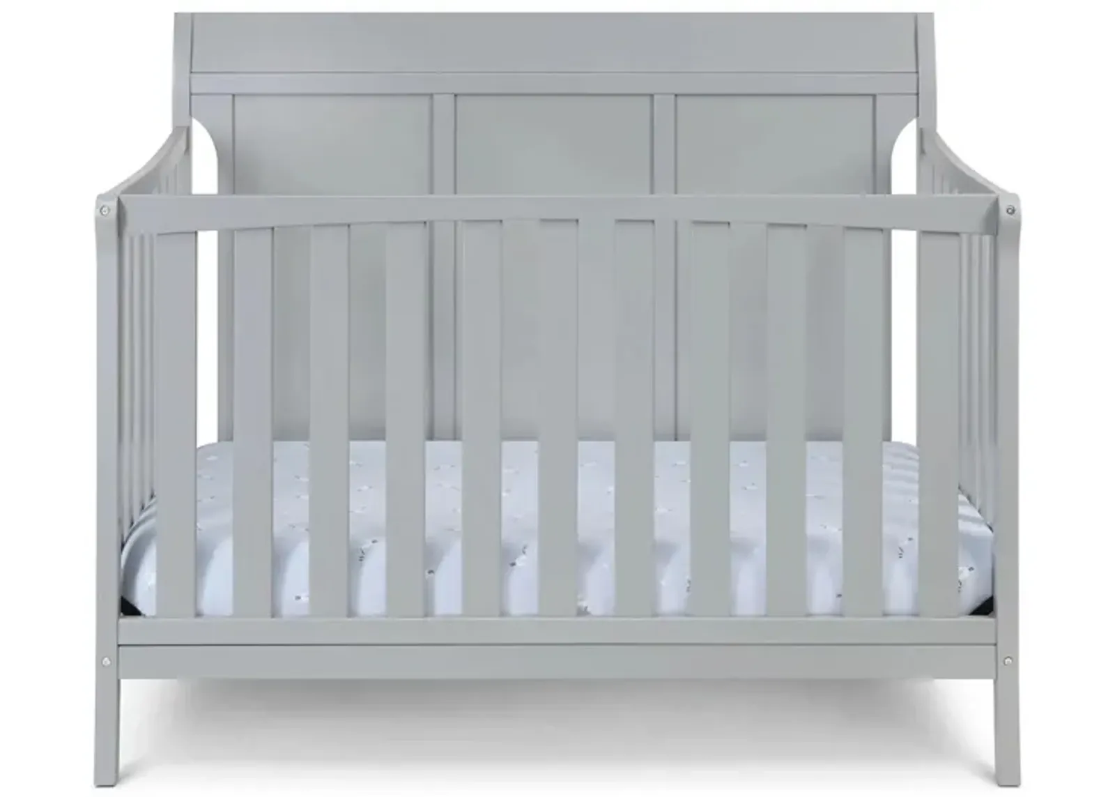 Shailee 4-in-1 Convertible Crib in Gray by Heritage Baby