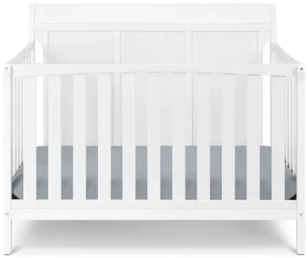 Shailee 4-in-1 Convertible Crib in White by Heritage Baby