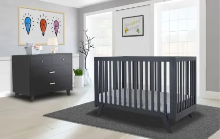 Luce Crib in Midnight by Sorelle Furniture