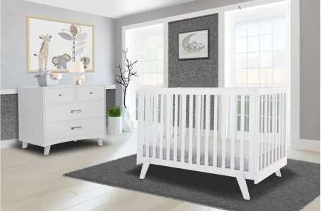 Luce Crib in White by Sorelle Furniture