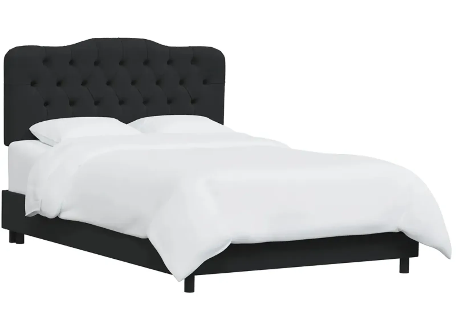 Argona Bed in Velvet Black by Skyline