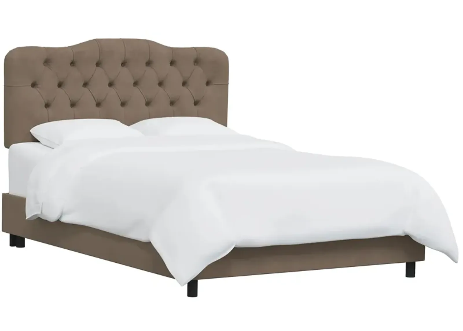 Argona Bed in Velvet Cocoa by Skyline