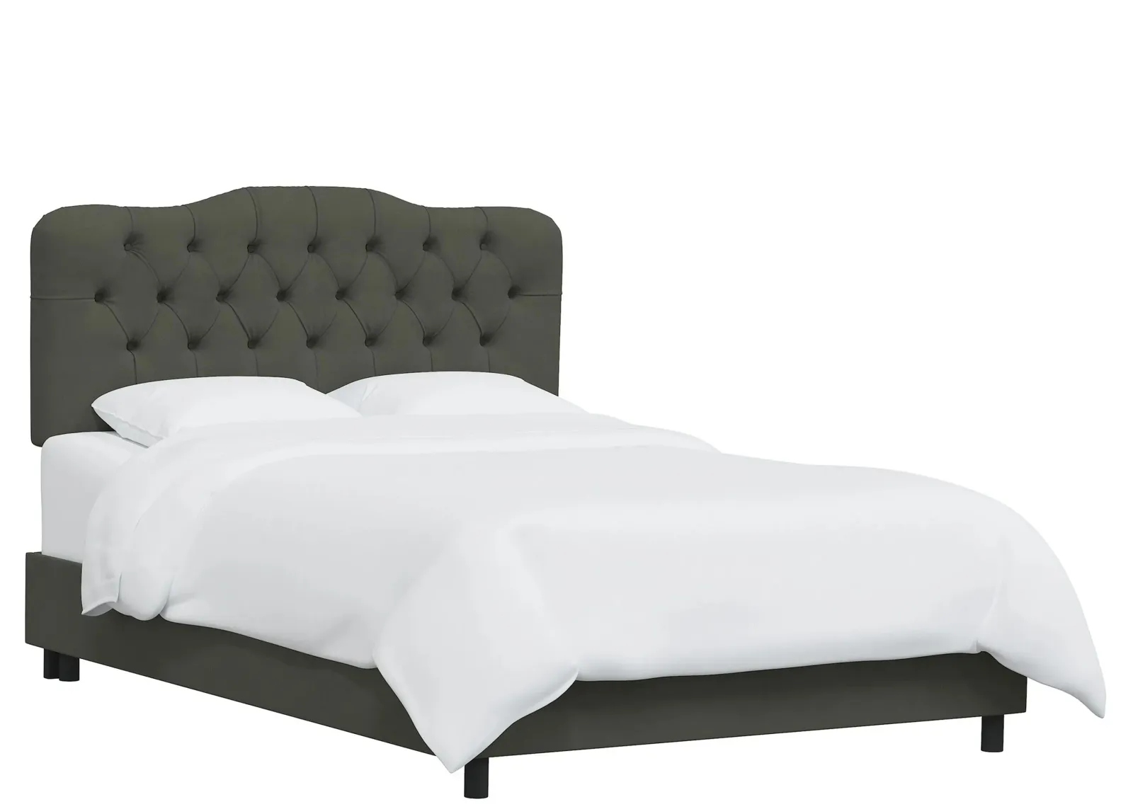 Argona Bed in Velvet Pewter by Skyline