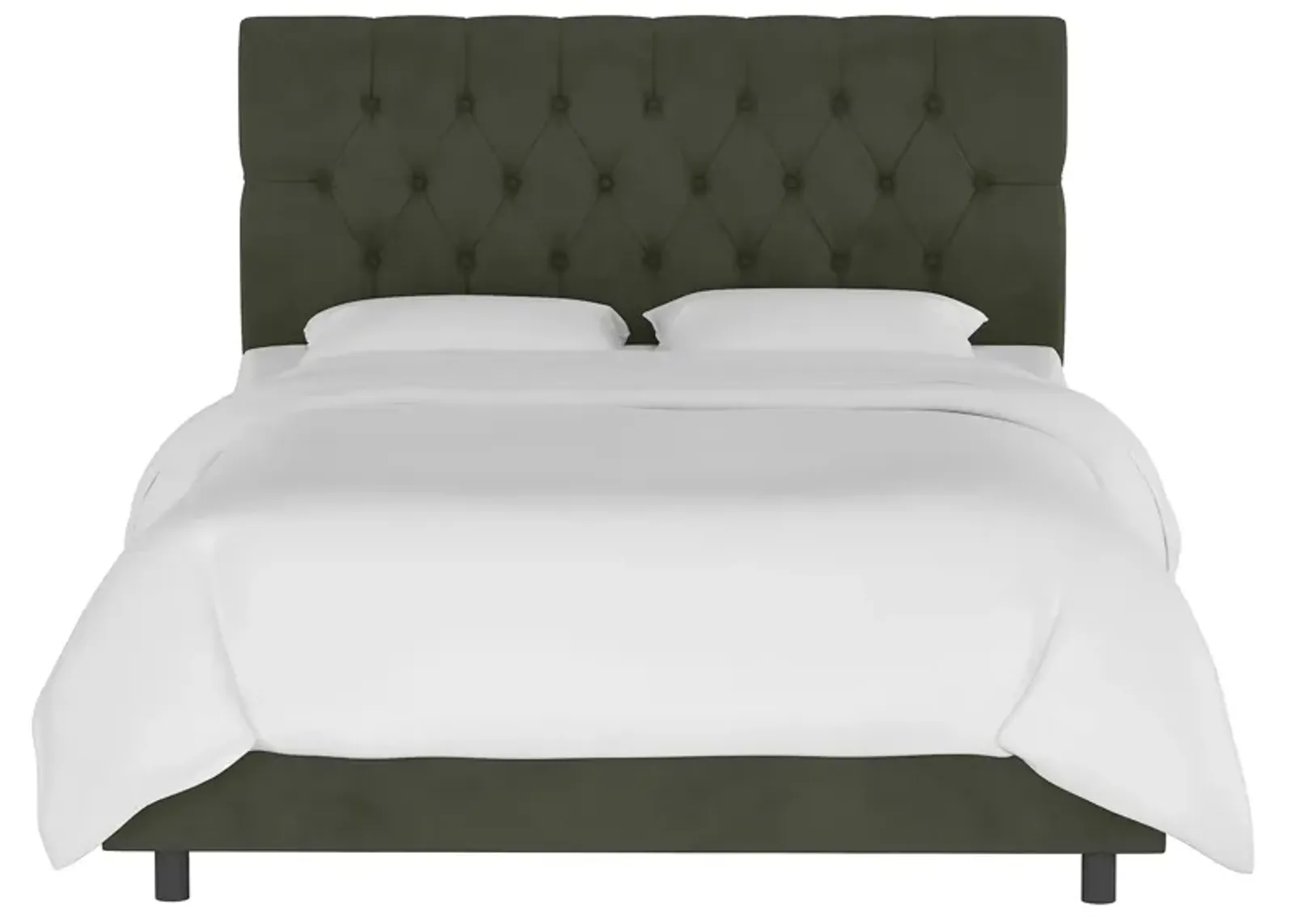 Blanchard Bed in Velvet Pewter by Skyline