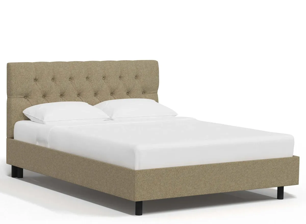 Blanchard Platform Bed in Zuma Linen by Skyline