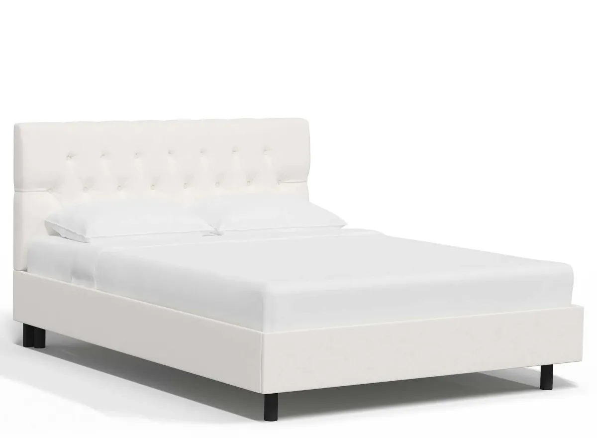 Blanchard Platform Bed in Zuma White by Skyline