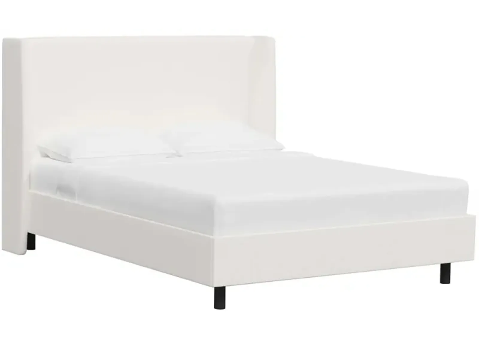 Ellison Platform Bed in Zuma White by Skyline