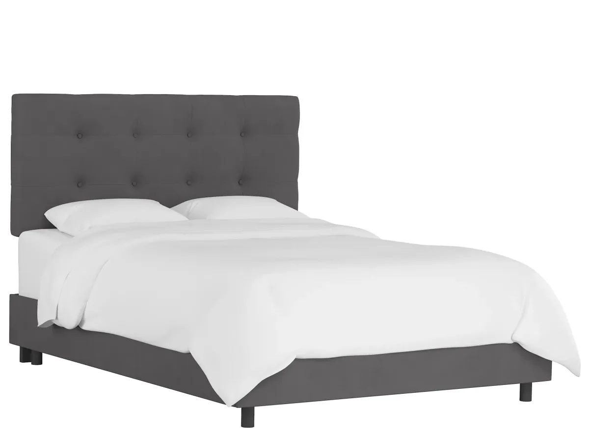 Nathan Bed in Premier Charcoal by Skyline