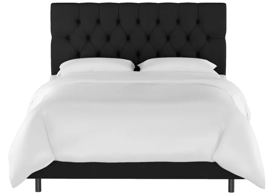 Blanchard Bed in Linen Black by Skyline