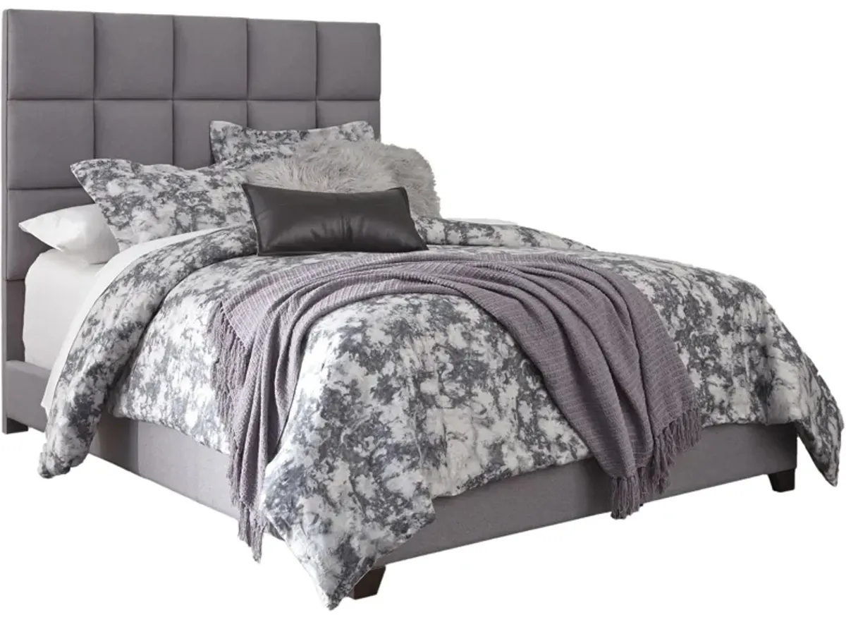 Dolante Upholstered Bed in Gray by Ashley Furniture