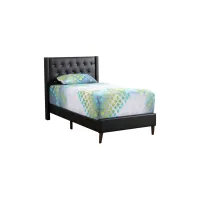 Bergen Upholstered Panel Bed in Black by Glory Furniture