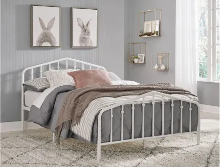 Trentlore Full Metal Bed in White by Ashley Furniture