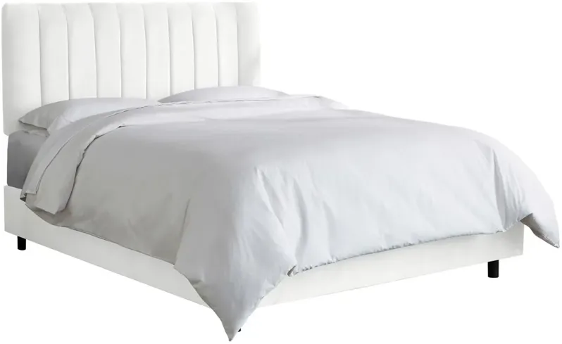 Chandler Bed in Mystere Snow by Skyline