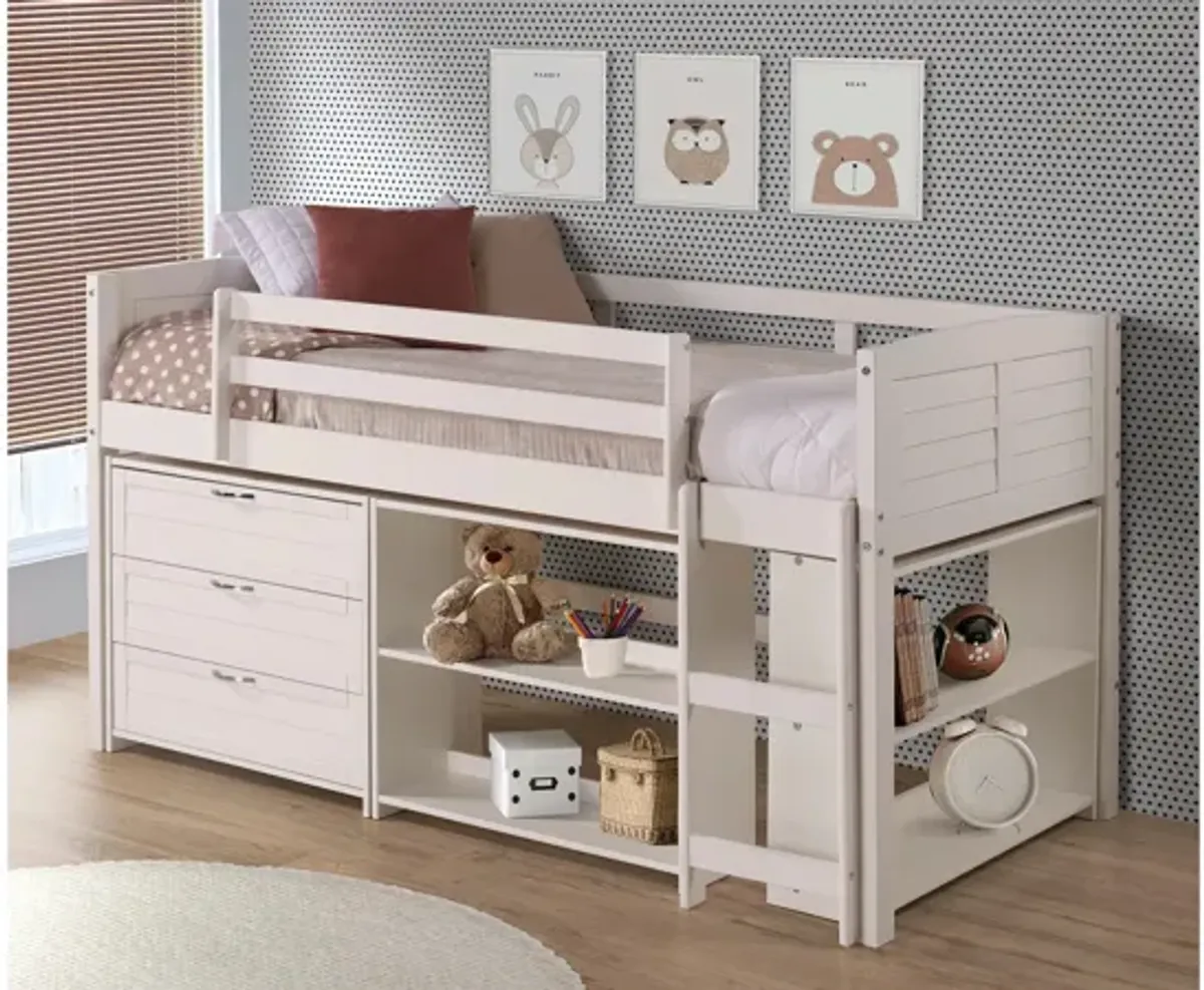 Donco Louver Low Loft Bed