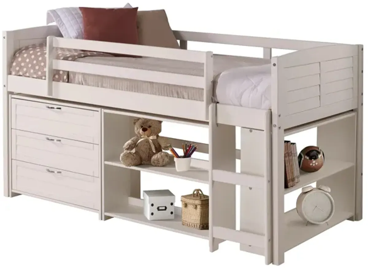 Donco Louver Low Loft Bed