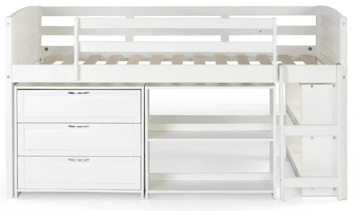 Donco Louver Low Loft Bed