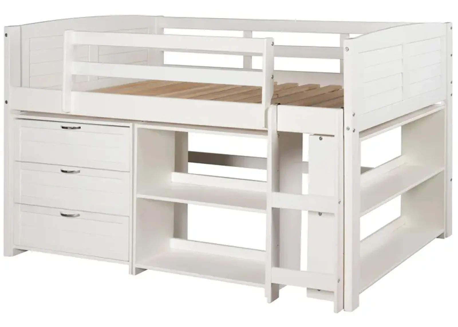 Donco Louver Low Loft Bed