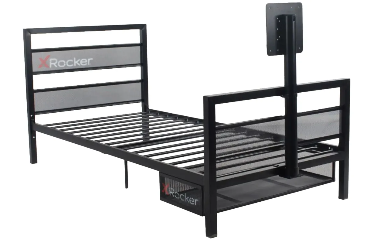 X Rocker Basecamp Gaming Bed in Black by Ace Casual Furniture