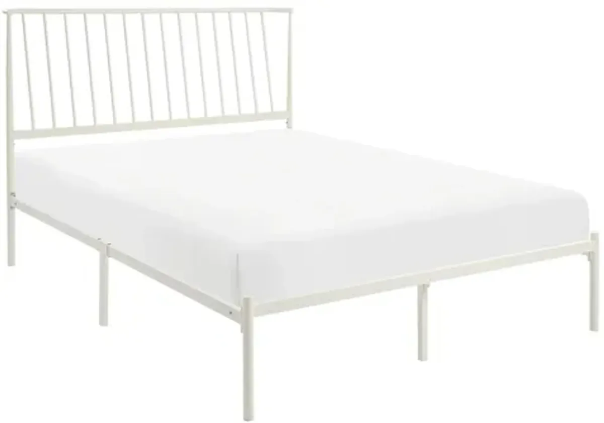 Fawn Twin Metal Platform Bed