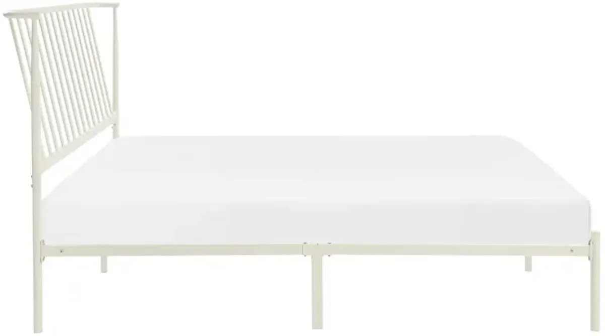 Fawn Twin Metal Platform Bed