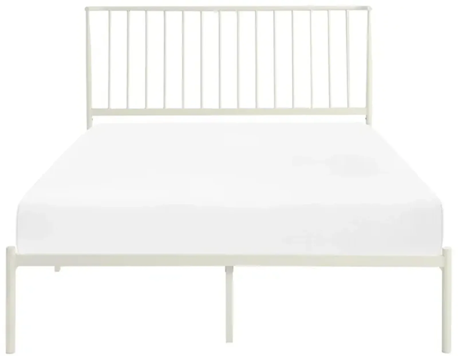 Fawn Twin Metal Platform Bed