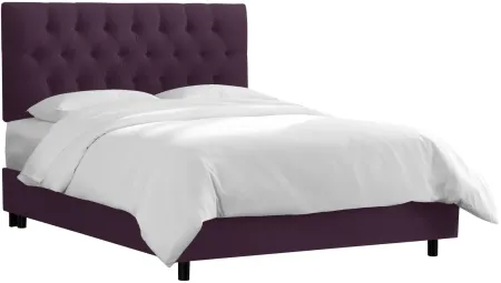 Blanchard Bed in Velvet Aubergine by Skyline