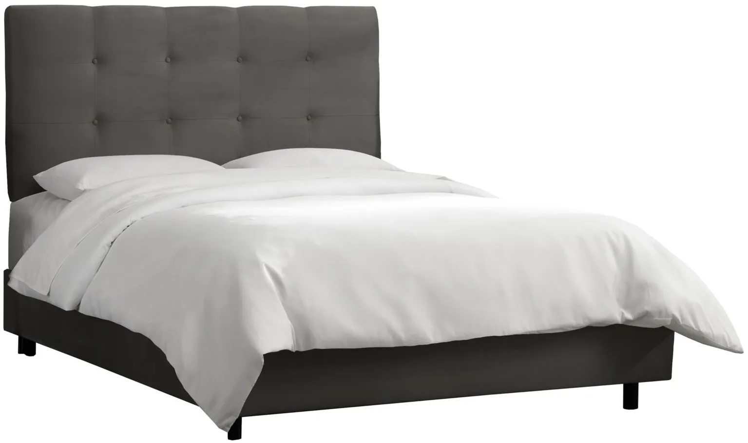 Nathan Bed in Premier Charcoal by Skyline