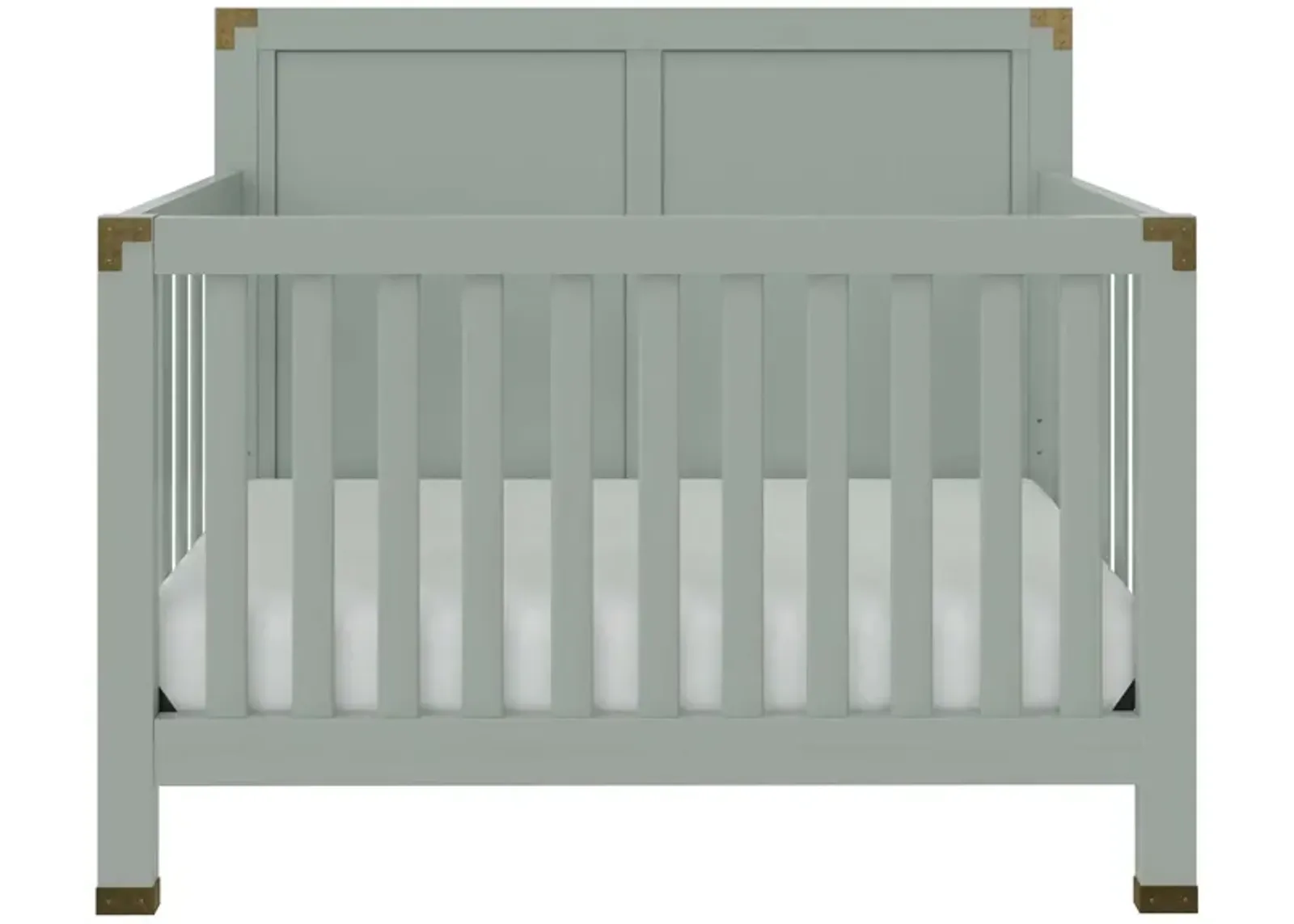 Frances 5-in-1 Convertible Crib in Sage Green by DOREL HOME FURNISHINGS