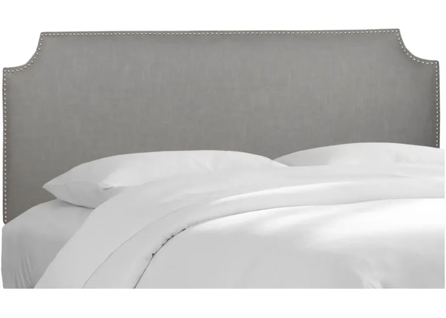 McGee Headboard in Linen Gray by Skyline