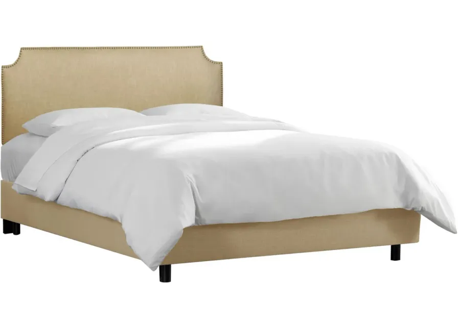 McGee Bed in Linen Sandstone by Skyline