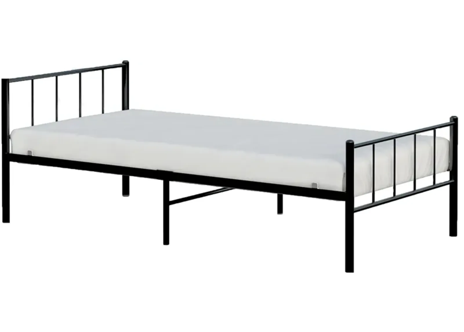 Austin Metal Twin Bed in Black by BK Furniture